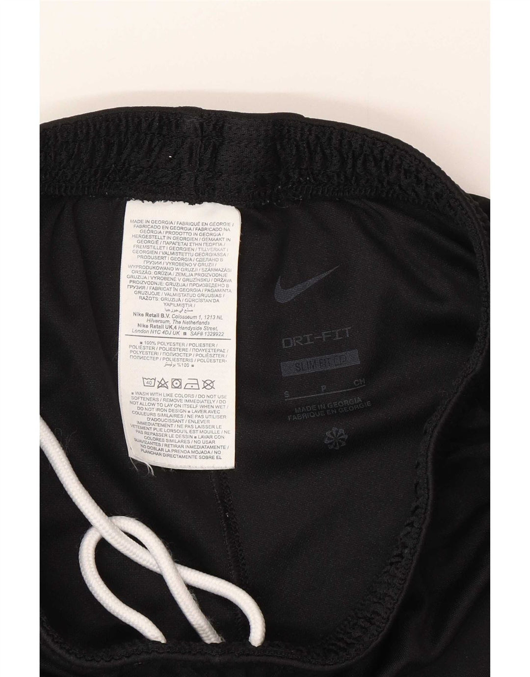 Nike Herre Slim Fit Sportshorts Små sorte polyester