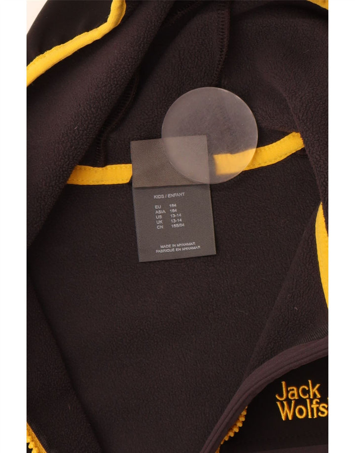 Jack Wolfskin Boys Graphic Bomber Jacket 13-14 år Grå Colourblock