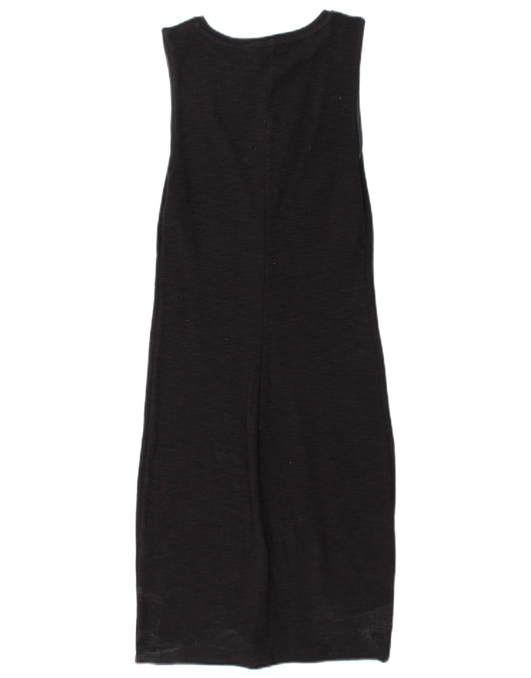 Zara Dame Sleeveless Sheath Dress UK 10 Small Black