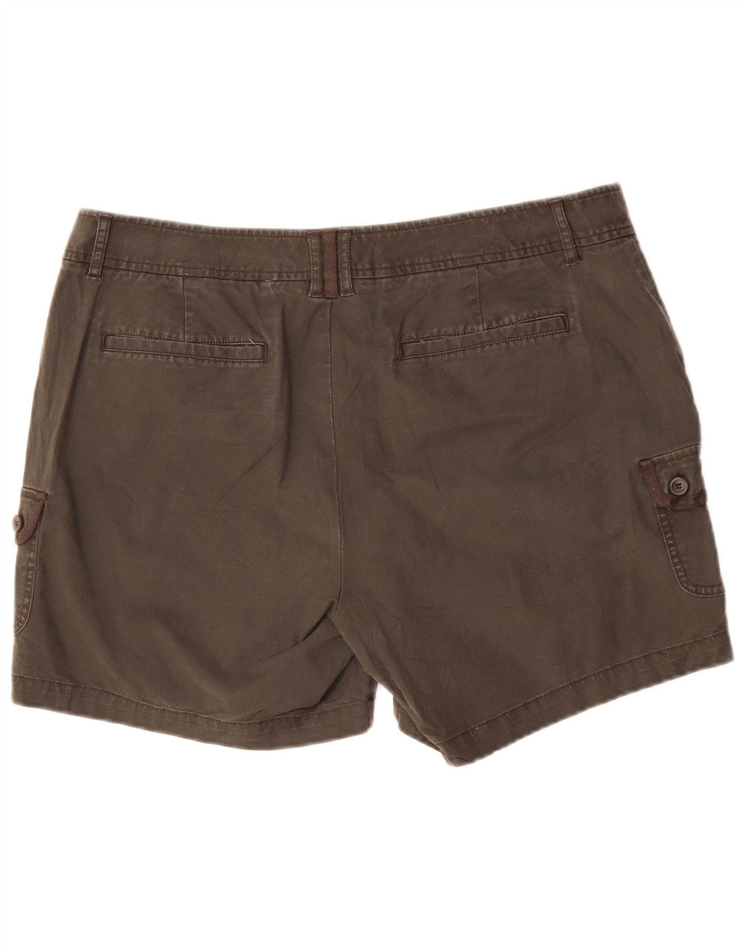 DOCKERS Dame Cargo Shorts US 16 2XL W38 Grå Bomuld