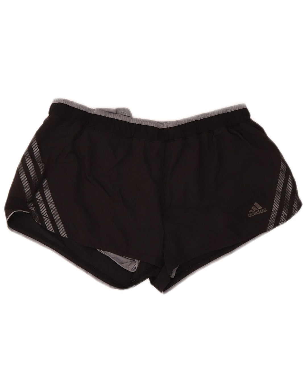 Adidas Womens Climacool Sports Shorts UK 12 Medium Black Polyester