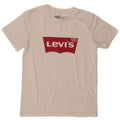 LEVI'S Dame Coupe Standard Grafisk T-Shirt Top UK 10 Lille Hvid