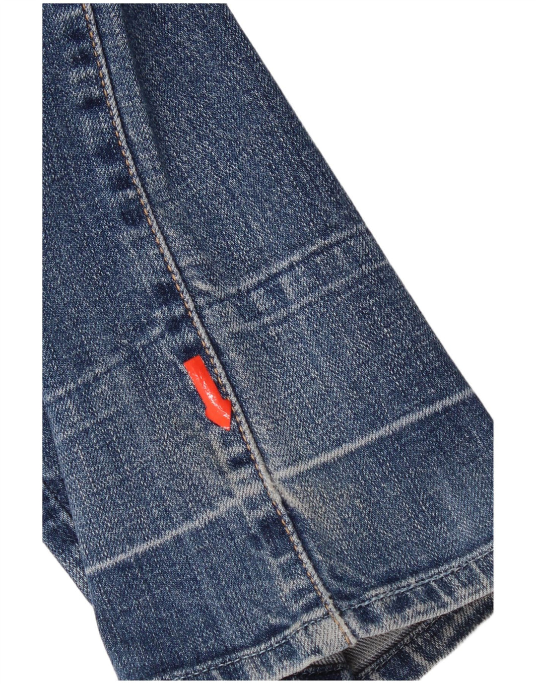 Levi's Dame Eve Square Cut Straight Jeans W30 L34 Blå Bomuld