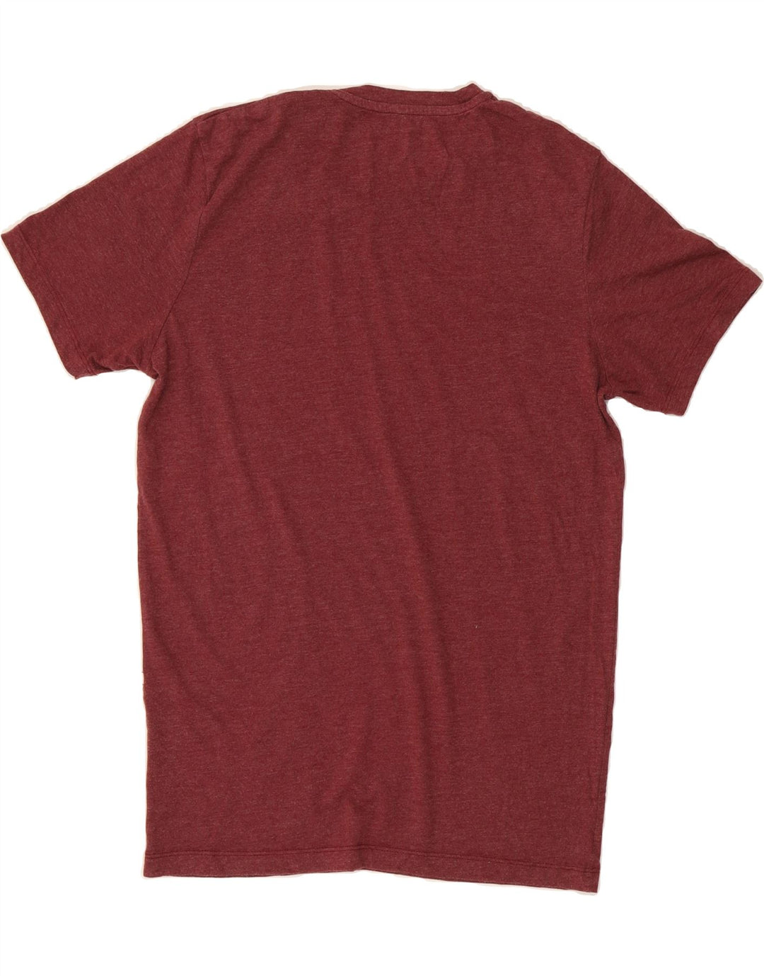 JACK & JONES Mens Graphic T-Shirt Top Small Burgundy Vintage Jack & Jones and Second-Hand Jack & Jones from Messina Hembry 