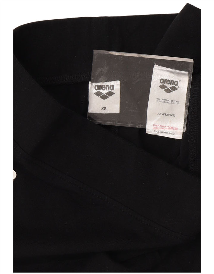 ARENA Grafiske Leggings til kvinder UK 6 XS Sort bomuld