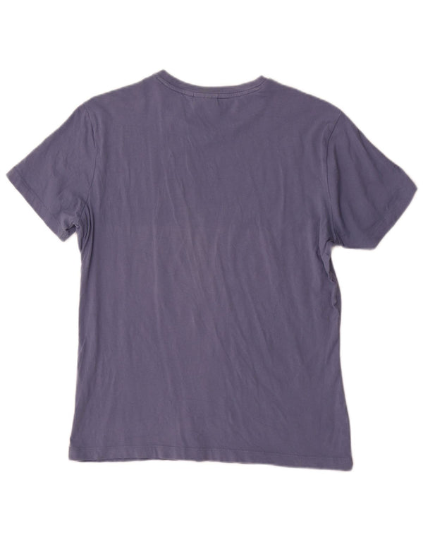 Diadora Herre Grafisk T-Shirt Top Medium Blue