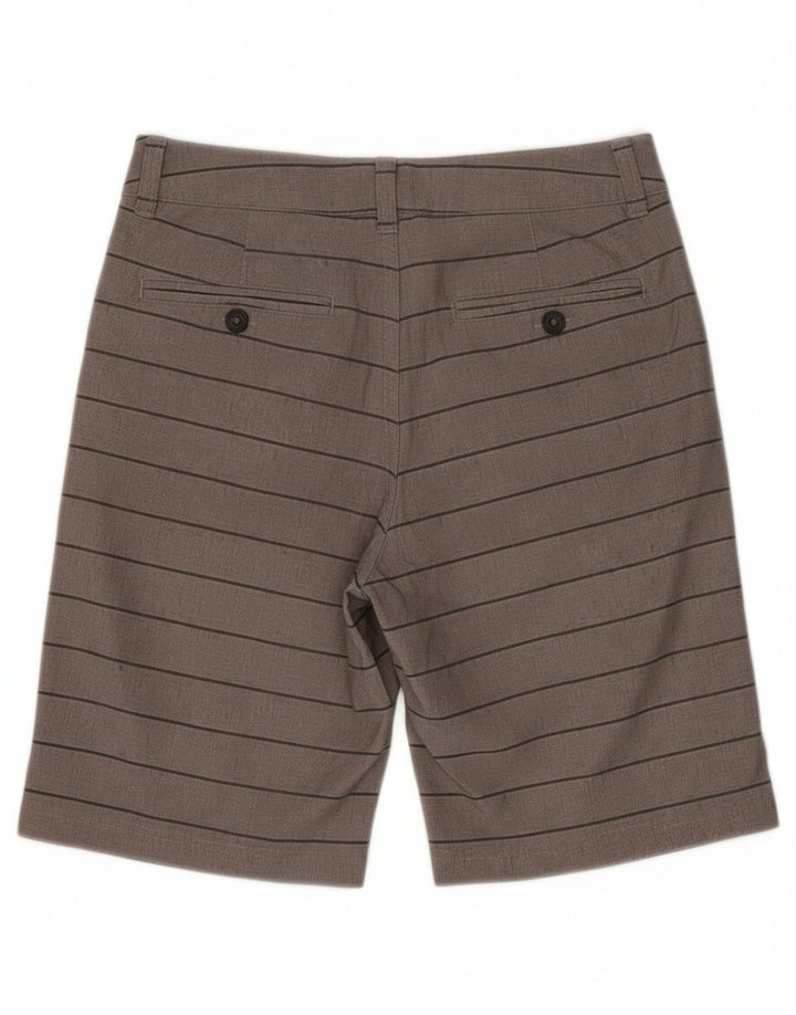Under Armour Boys Chino Shorts 9-10 år W25 Gråstribet polyester