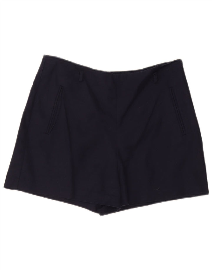 Zara Casual Shorts til kvinder Medium W28 Marineblå