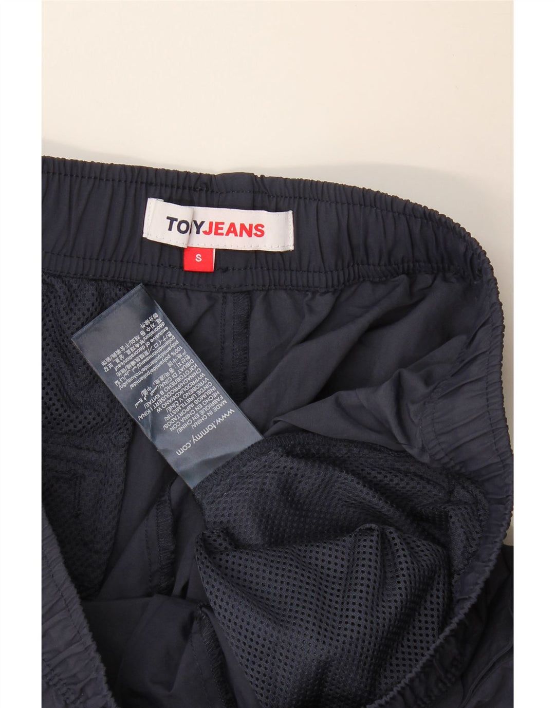 Tommy Hilfiger Herre grafiske svømmeshorts Små marineblå polyamid