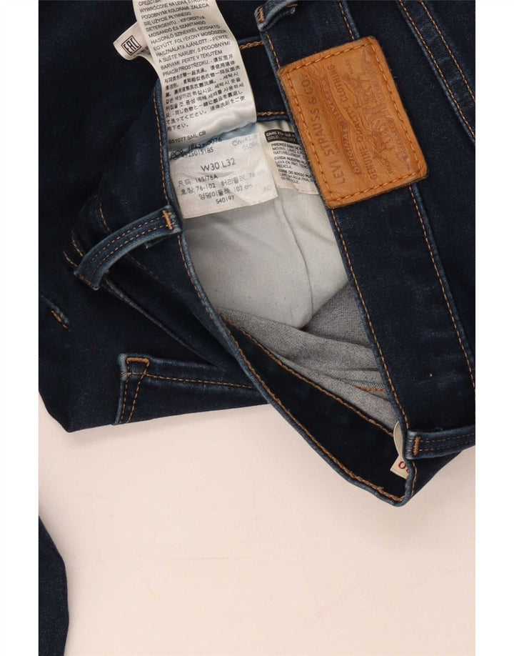 Levi's Dame 312 Shaping Slim Jeans W30 L28 Marineblå Bomuld