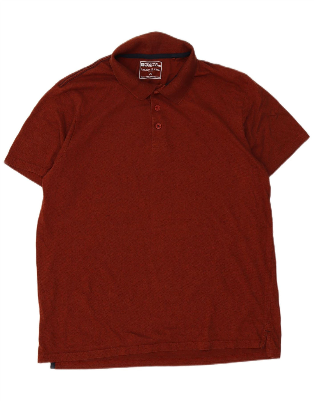 Mountain Warehouse Herre Polo Shirt Large Maroon
