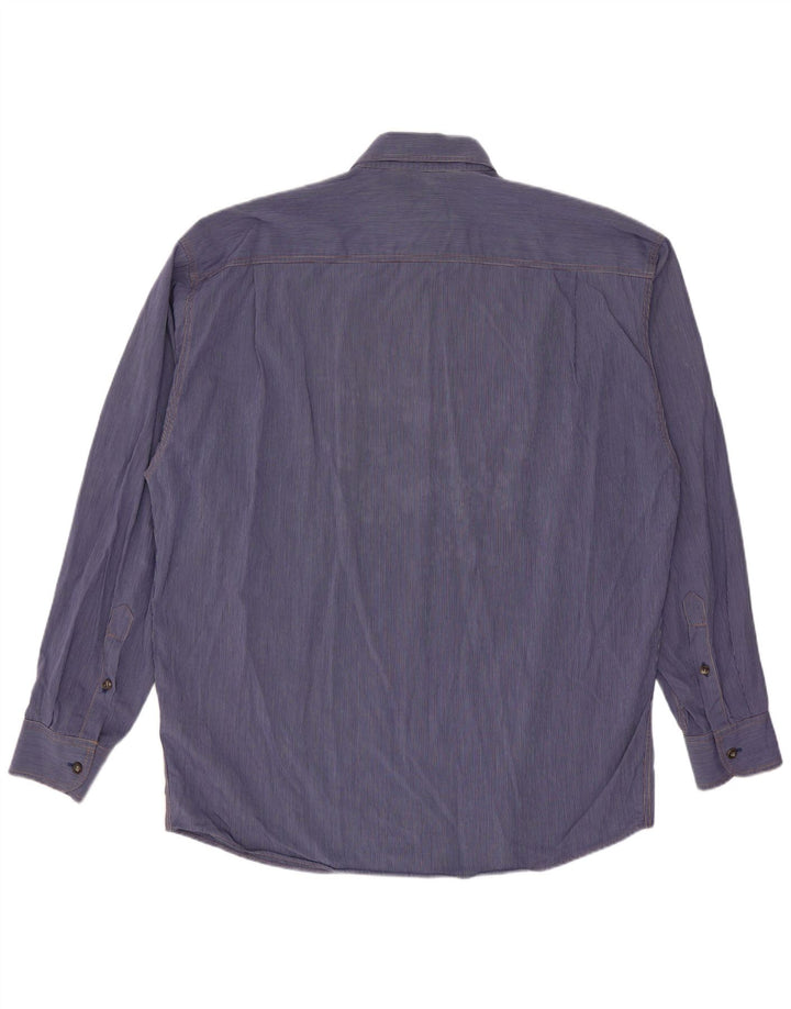 Iceberg Herreskjorte Medium Navy Blue Pinstripe