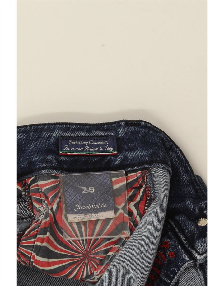 JACOB COHEN Dame Skinny Jeans W29 L28 Blå Viscose