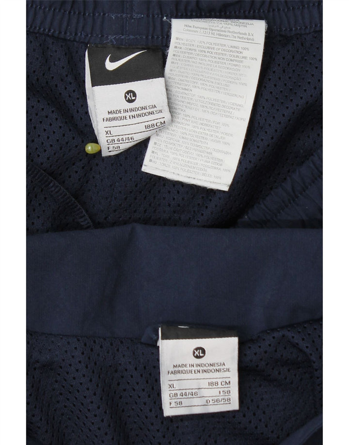 Nike fuld træningsdragt til mænd UK 44/46 XL Marineblå Colourblock Polyester