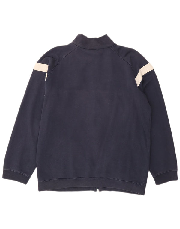 Nike træningsdragt topjakke til drenge 13-14 år XL marineblå farveblok bomuld