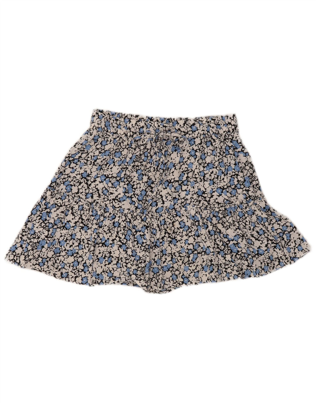 Zara Womens Hot Pants Small W26 Multicolored Floral Viscose