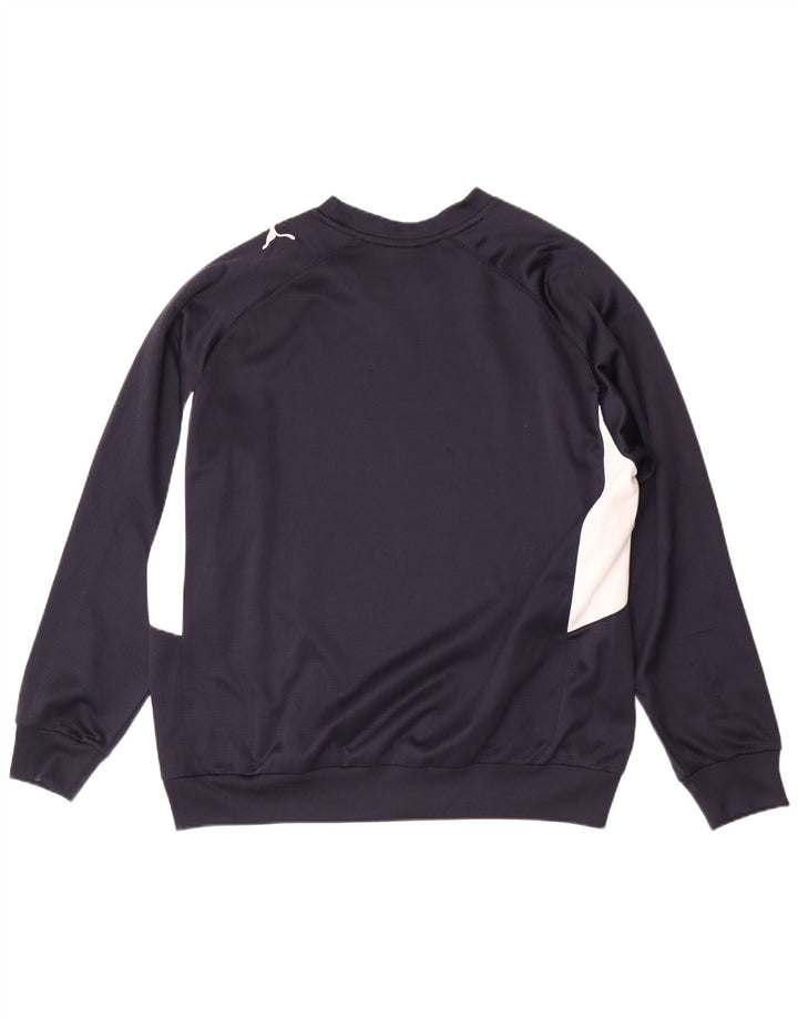 Puma Herre Sweatshirt Jumper XL Marineblå Colourblock Polyester