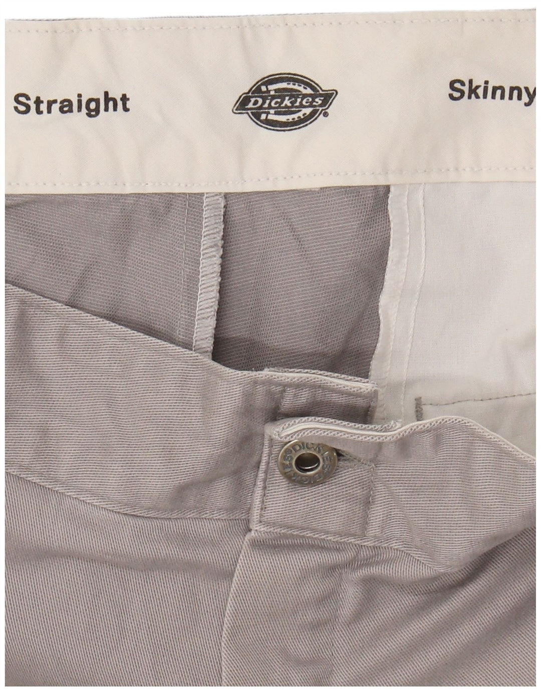 DICKIES Mens Skinny Straight Cargo Trousers W32 L29 Grey