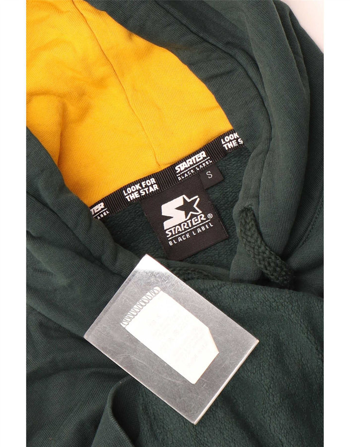 Starter Herre Grafisk Hoodie Jumper Lille Grøn Bomuld