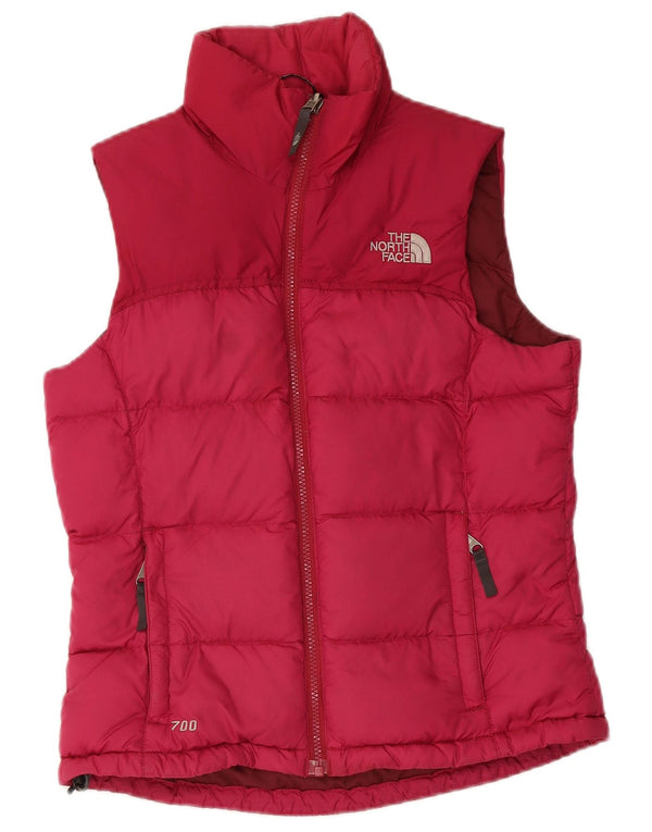 The North Face Womens Polstret Gilet UK 6 XS Pink Nylon