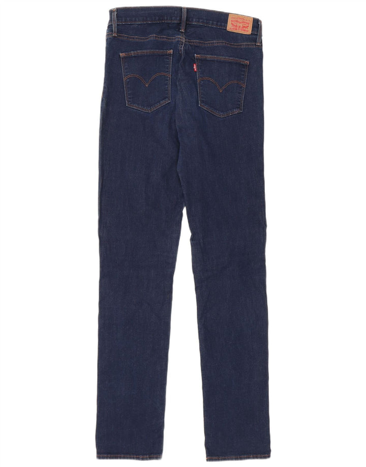 Levi's Kvinder Slankende Slim Jeans W32 L34 Marineblå Bomuld