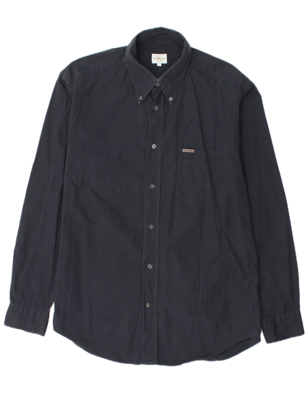 Calvin Klein Jeans Herreskjorte Stor sort bomuld