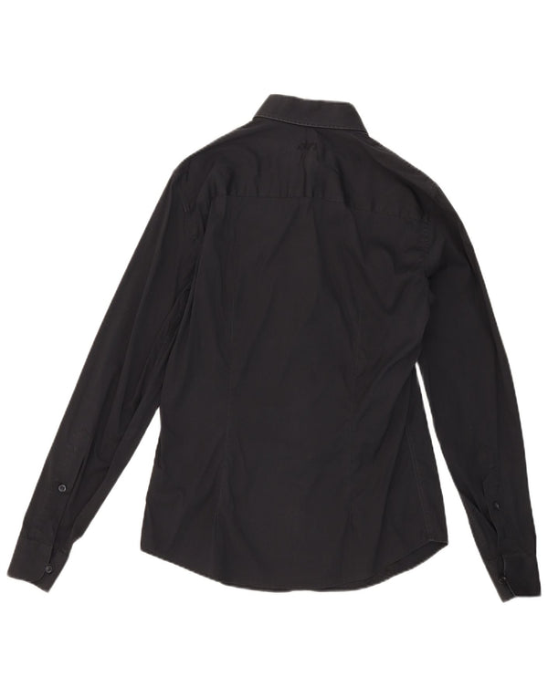Armani Jeans Herreskjorte Medium Navyblå Bomuld