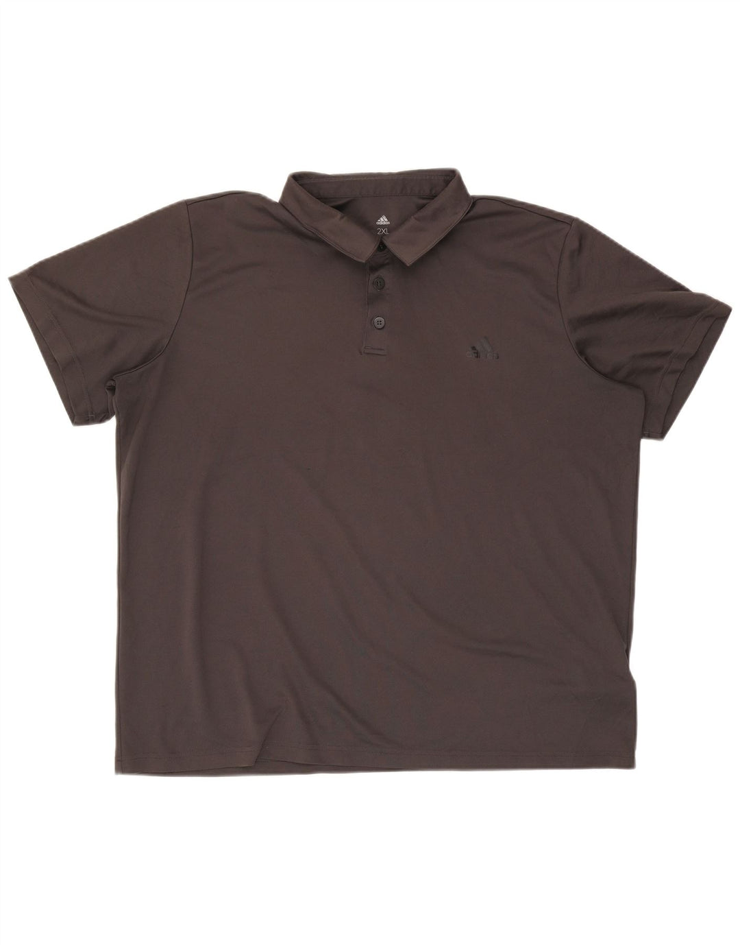 Adidas Herre Climalite Polo Shirt 2XL Grå Polyester