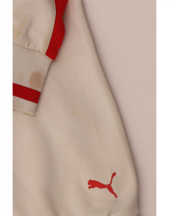 Puma Træningsdragt til mænd Topjakke XS Hvid Colourblock Polyester
