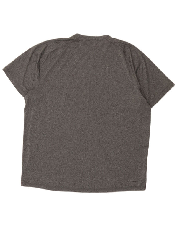 Adidas Herre Aeroready T-Shirt Top XL Grå Polyester