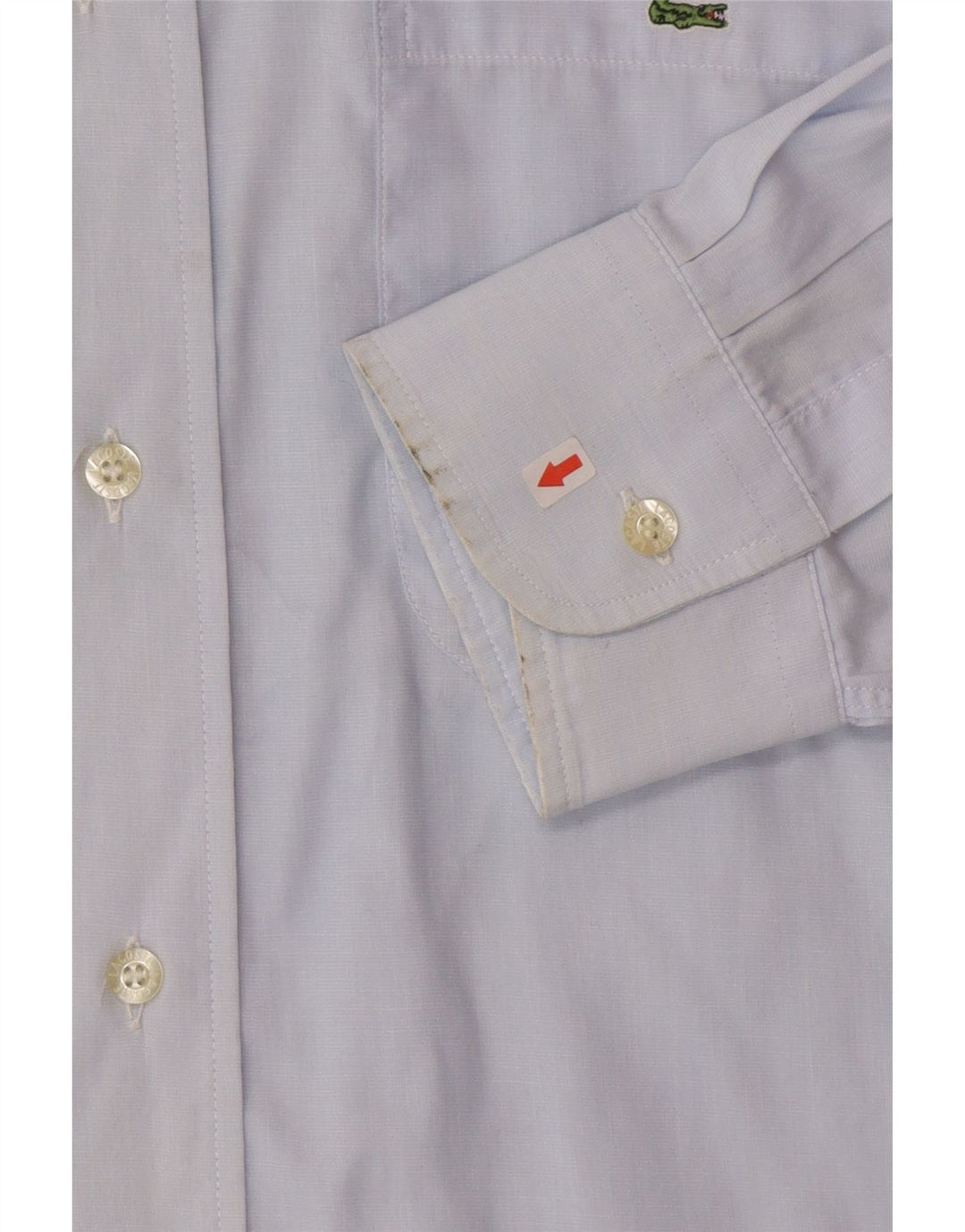 Lacoste Herreskjorte str. 42 Large Blue Cotton