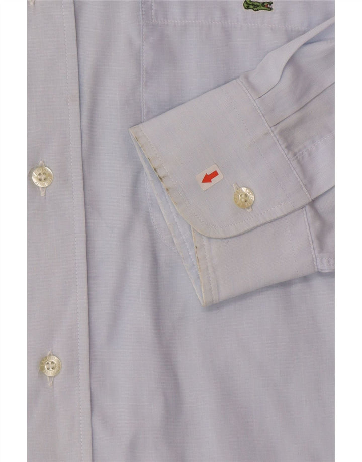 Lacoste Herreskjorte str. 42 Large Blue Cotton