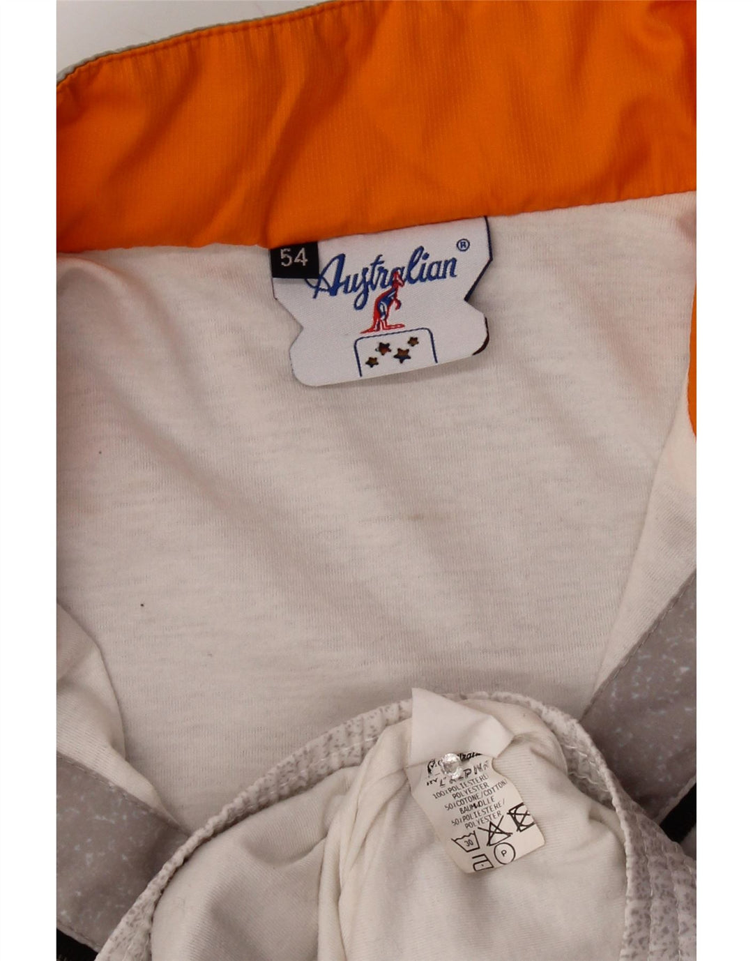 AUSTRALIAN L'ALPINA Træningsdragt til mænd Topjakke IT 54 XL Grå Flecked