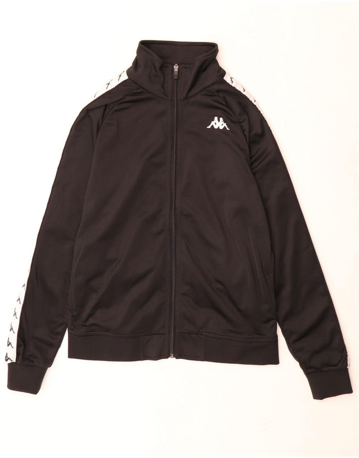 Kappa Herre grafisk træningsdragt Top jakke Lille sort Colourblock Polyester