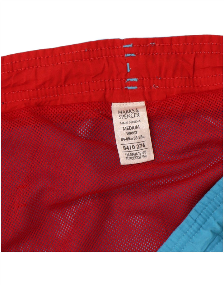 Marks & Spencer Badeshorts til mænd Medium turkis polyester
