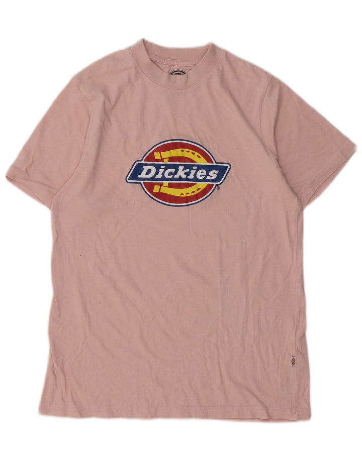 DICKIES Grafisk T-shirt til mænd XS Pink Bomuld
