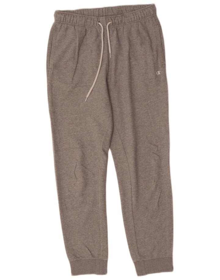 CHAMPION Mens Tracksuit Trousers Joggers Medium Grey Cotton