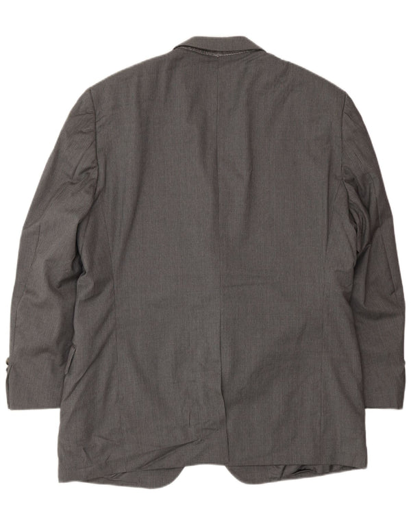 Brooks Brothers Herre Slim 2 Button Blazer Jacket UK 42 XL Grå Uld