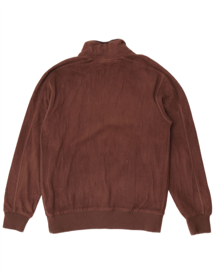 Champion Herre Fleecejakke UK 38 Medium Brun Polyester Sports
