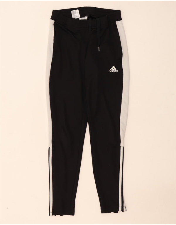 Adidas Træningsdragtsbukser til kvinder UK 4/6 XS Sort Colourblock Polyester