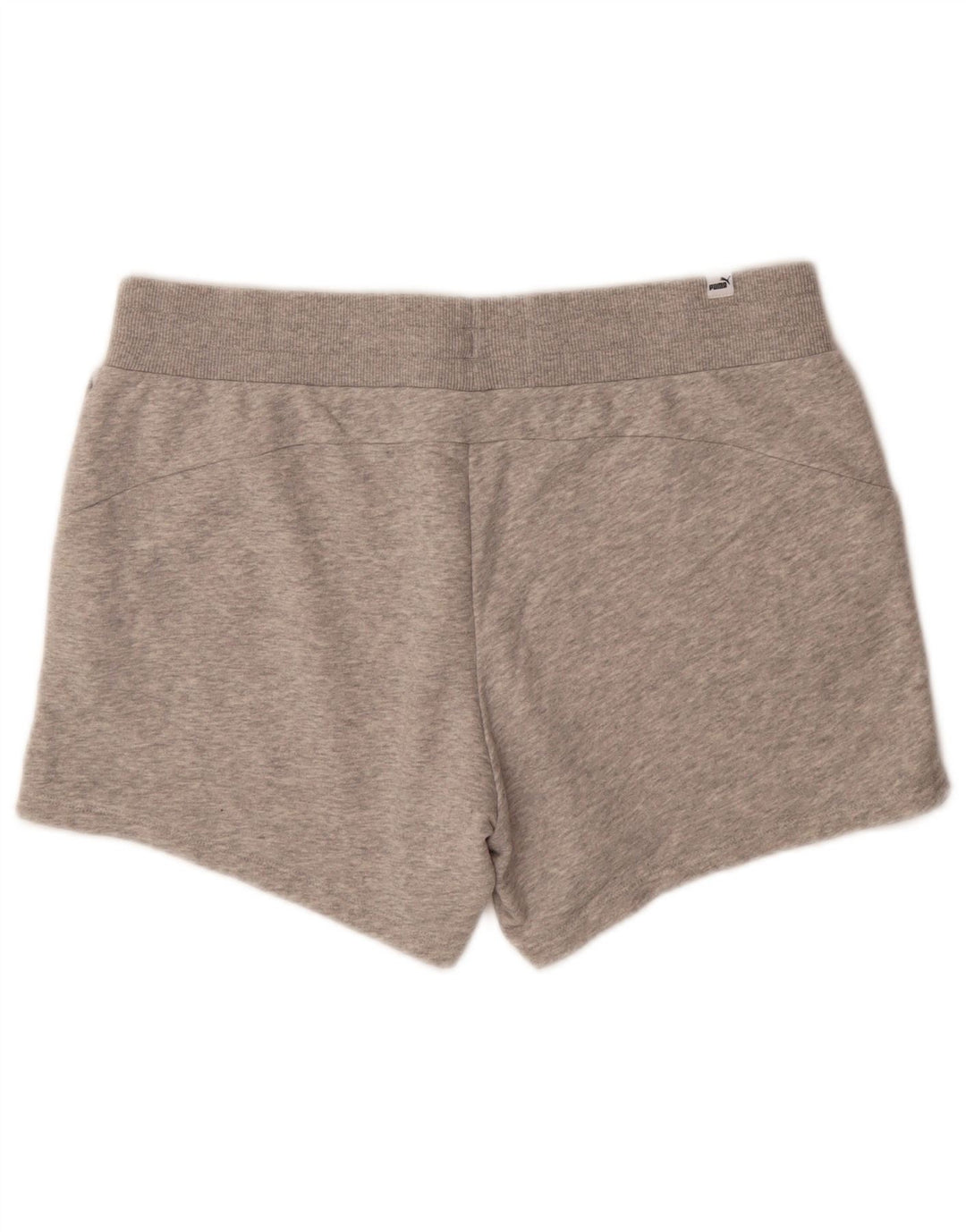 PUMA Womens Sport Shorts UK 16 Large Grey Cotton