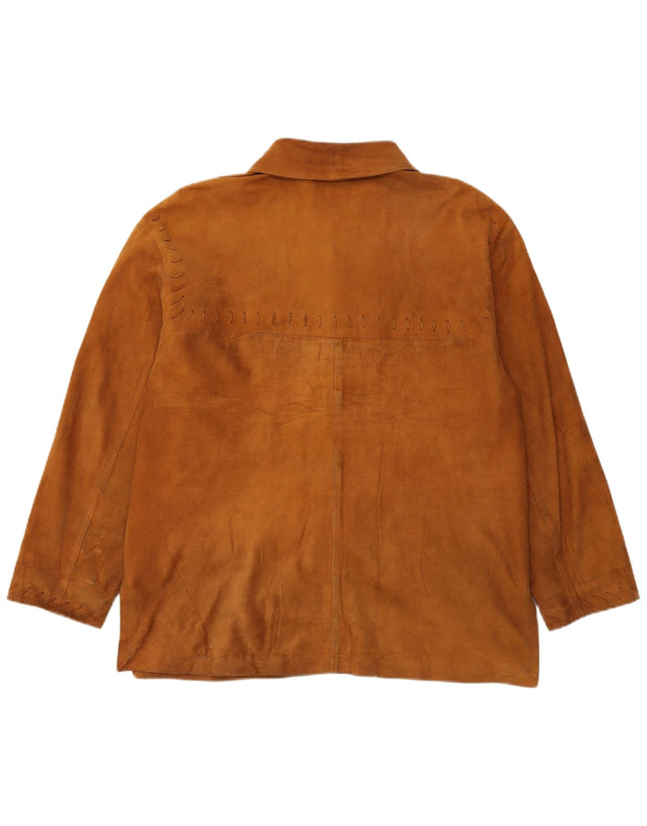 Conbipel Dame Oversized Ruskindsjakke IT 46 Stor Brun