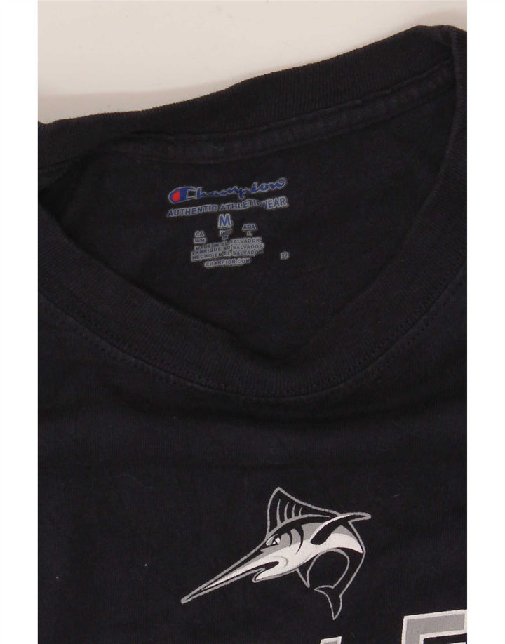 Champion Herre grafisk T-shirt Top Medium Navy Blue
