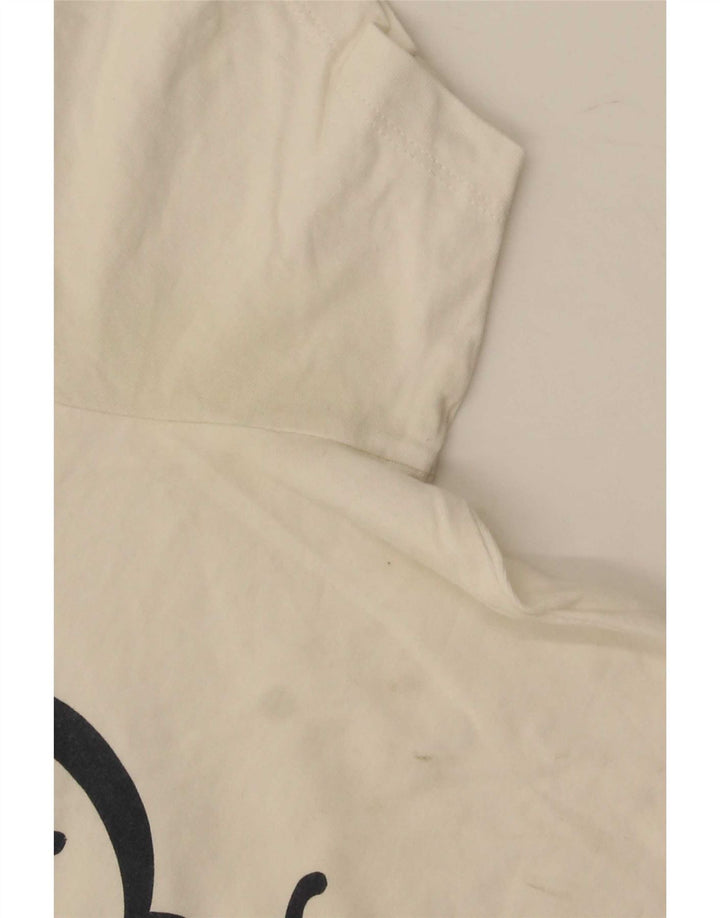 Jack & Jones Herre grafisk T-shirt Top Medium Hvid Bomuld