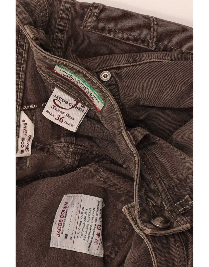Jacob Cohen Herre Slim Jeans W36 L30 Grå Bomuld