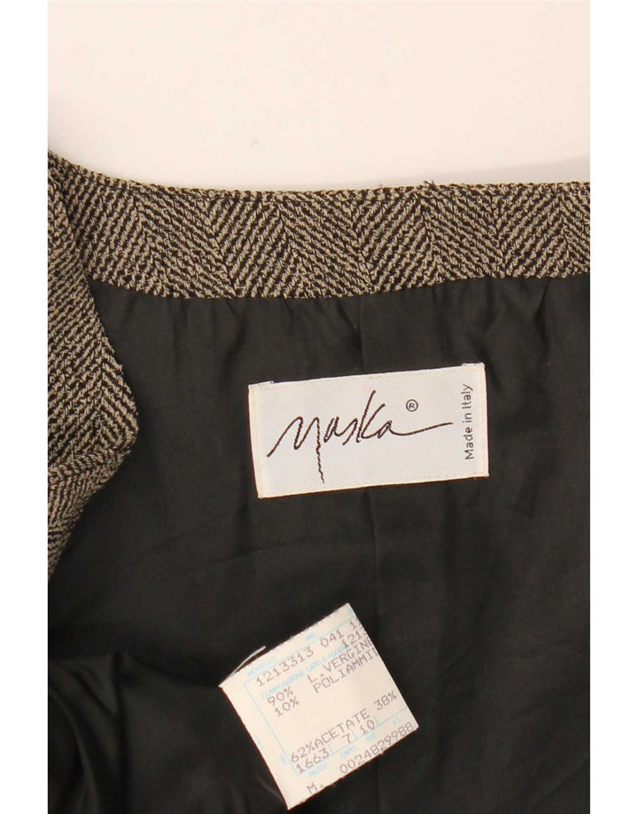 Maska Dame Dobbeltradet Blazer Jacket IT 42 Medium Grey Sildeben