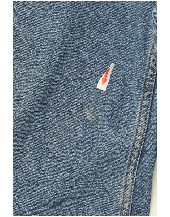 Zara Dame Jeans med brede ben EU 40 Medium W30 L29 Blå