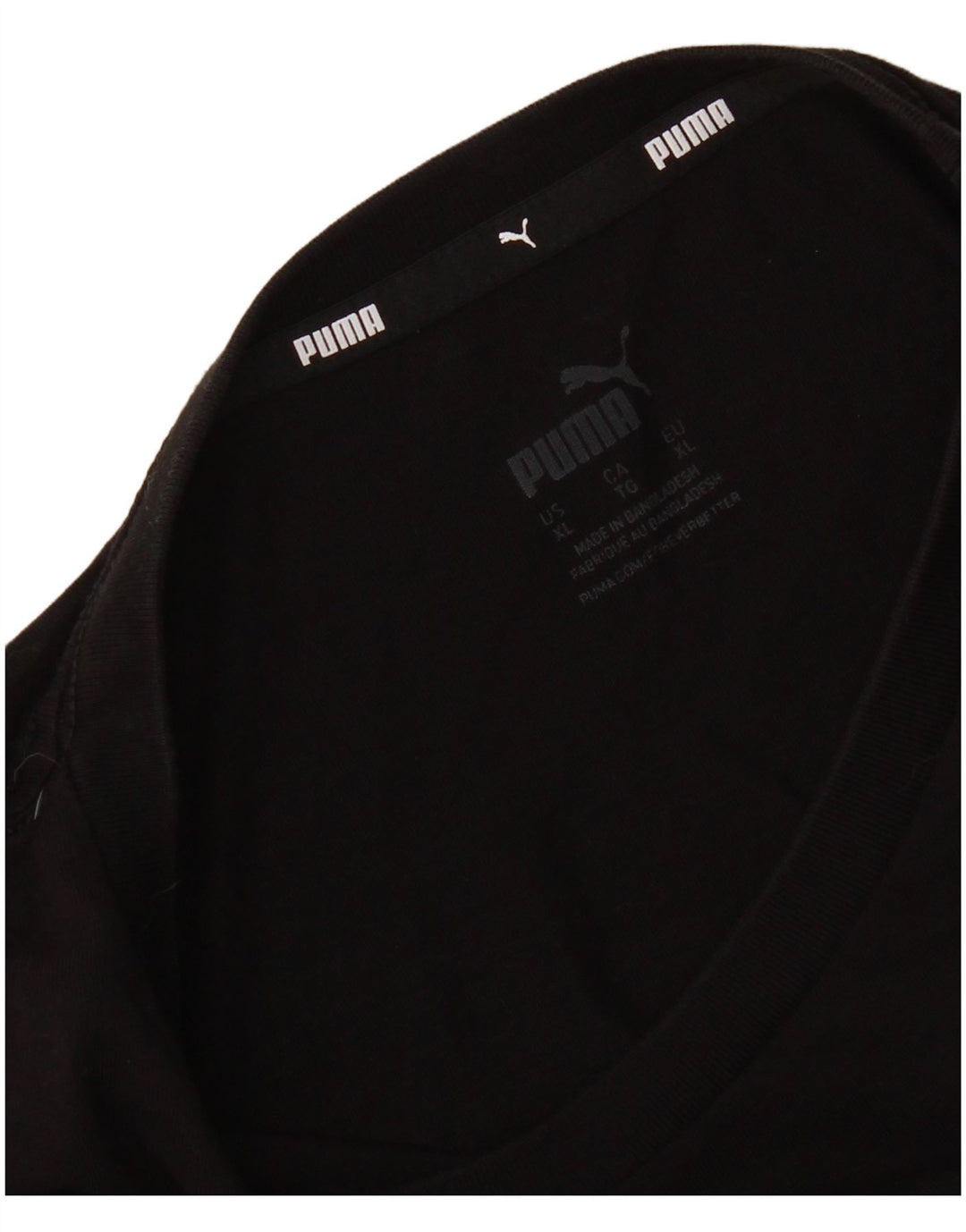 Puma Herre Grafisk T-Shirt Top XL Sort