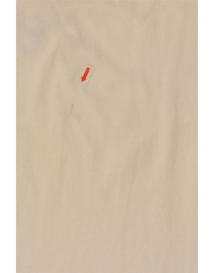 Kappa Dame Grafisk T-Shirt Top UK 18 XL Hvid
