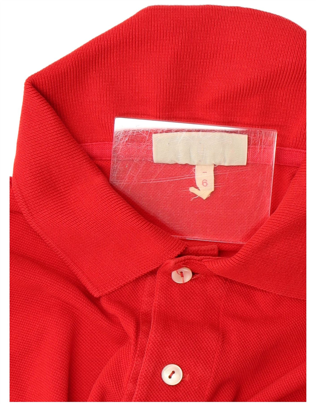 LACOSTE Poloskjorte til mænd Størrelse 6 XL Rød Bomuld
